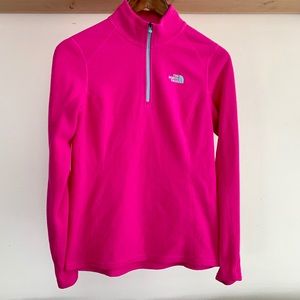 The North Face NWOT fleece zip pull over Size M